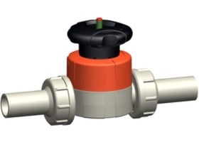 氣動(dòng)隔膜閥，+GF+標(biāo)準(zhǔn)型 514型隔膜閥 帶SDR11對(duì)焊端