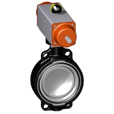 240型蝶閥常開(FO)不帶手動(dòng)手柄 +GF+蝶閥