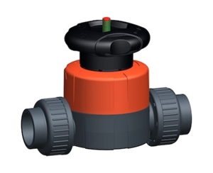 +GF+514型隔膜閥，PVC-U 無油 帶Rc內(nèi)螺紋承插端